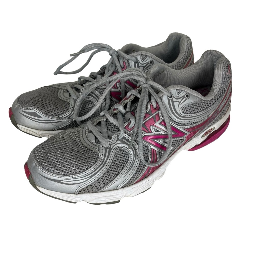 Women’s New Balance Pink and Gray Sneakers Size 9.5 - Picture 3 of 7